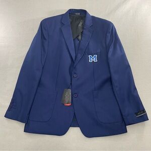 Maine University Greg Norman Performance Sport Coat Blazer Mens 42R Blue NWT
